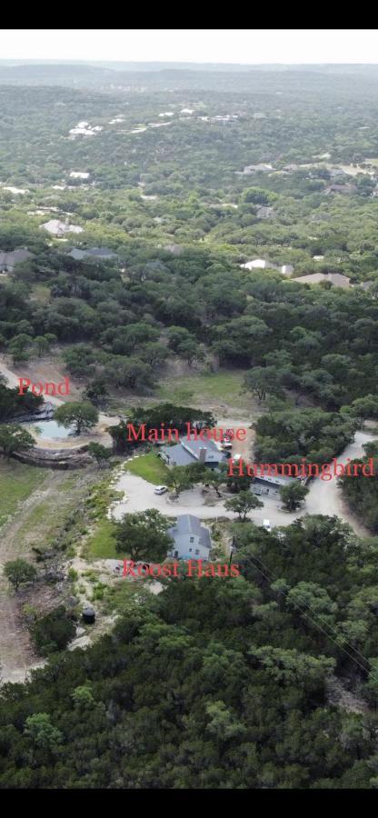 Villa Hummingbird Haus - Hill Country Views On 20 Acres With Firepit à Spring Branch Extérieur photo
